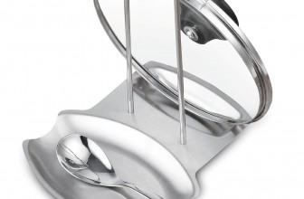 Stainless Steel Spoon and Lid Rest
